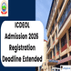 ICDEOL Admission 2026 Registration Deadline Extended; Apply Now @hpuniv.ac.in
